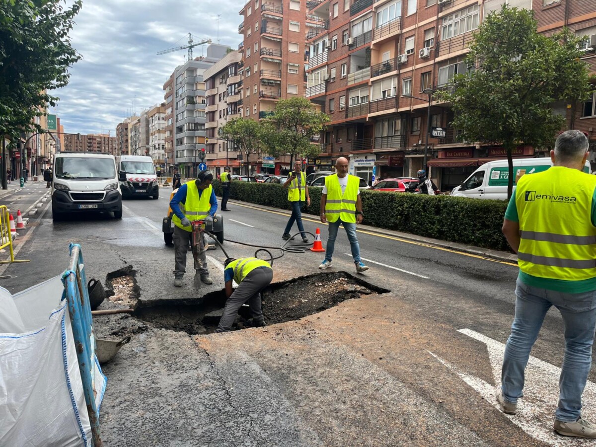 Fuga de agua Peset Aleixandre